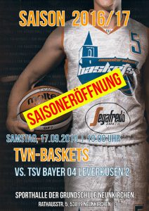 1. Spieltag: TVN-Baskets - TSV Bayer 04 Leverkusen 2